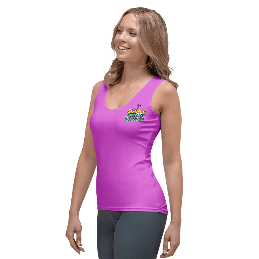 SIZZLE Shine BABE Palm Tree Tank Top product image (3)