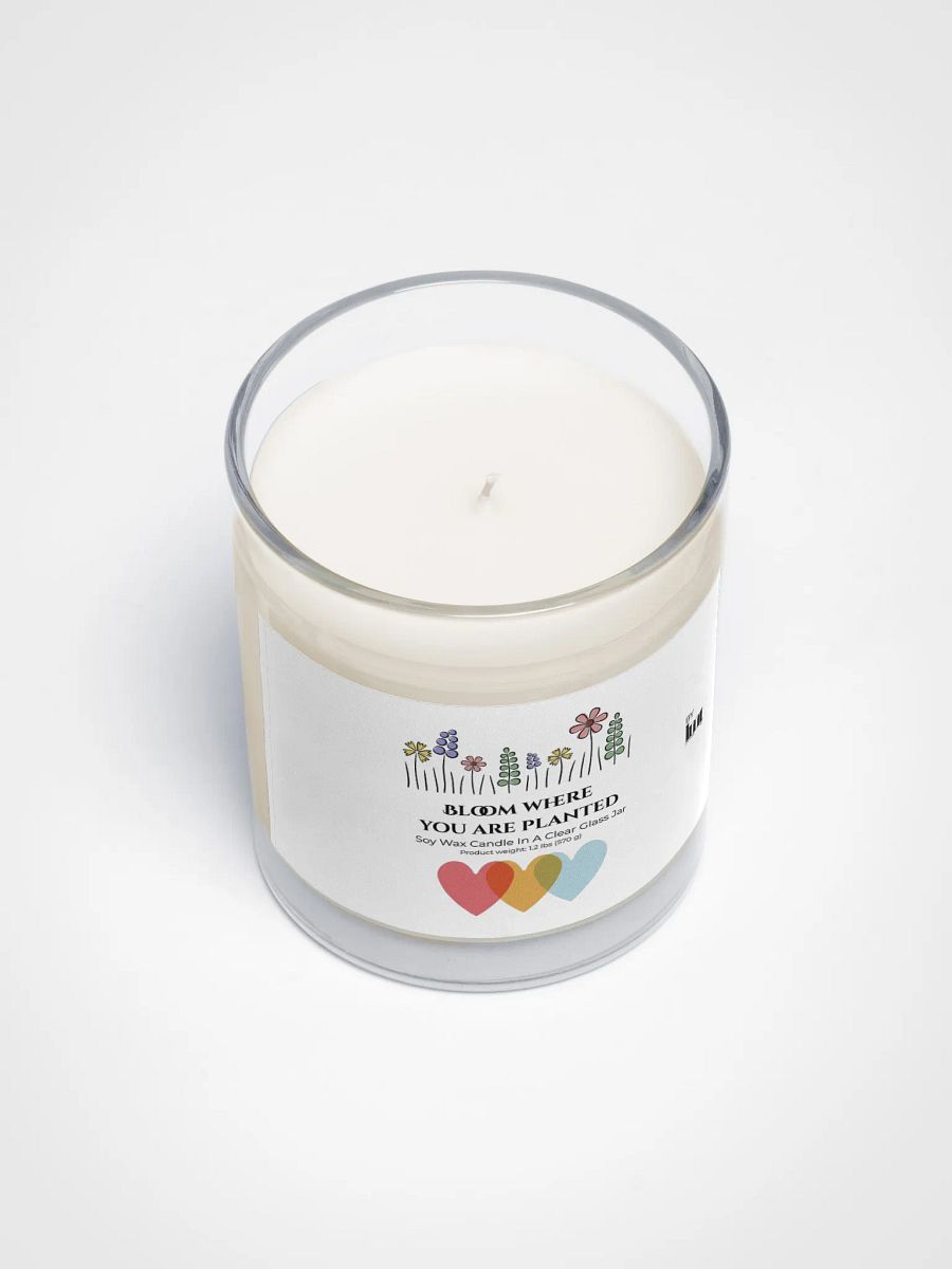 "Bloom Where You Are Planted" Soy Wax Candle product image (3)