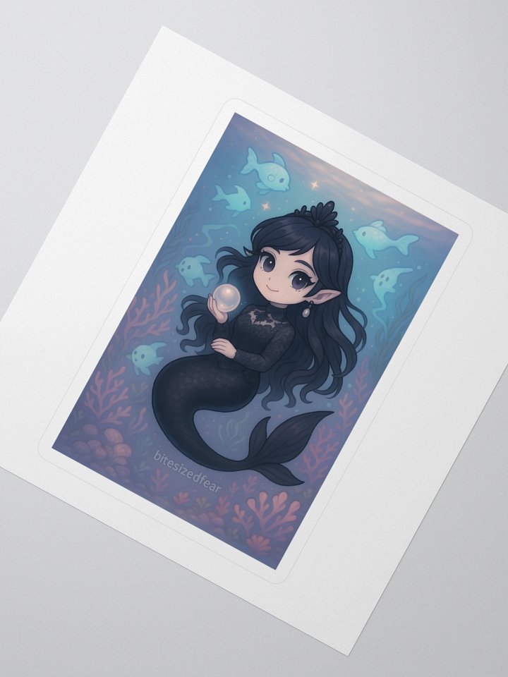 Seren The Siren And Her Pear Kiss-Cut Stickers product image (2)