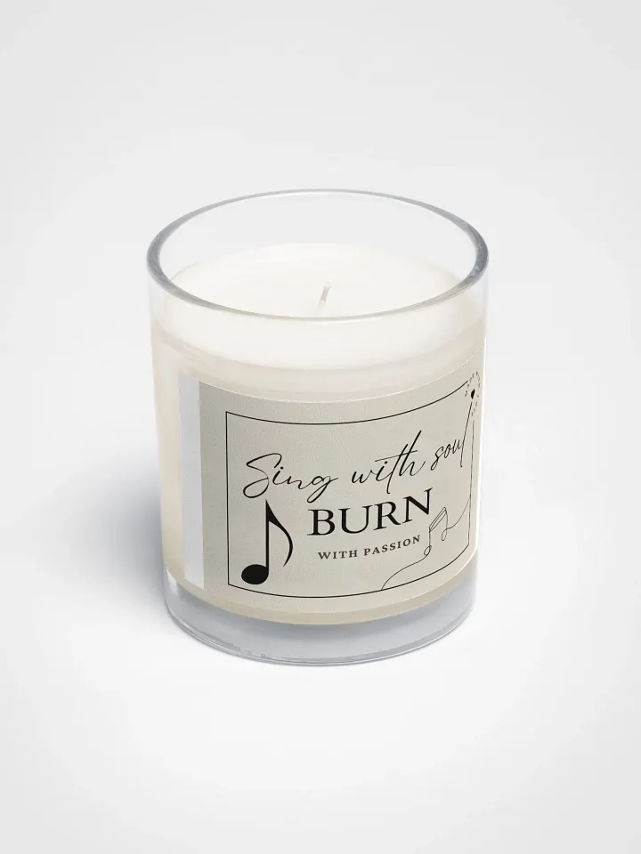Sing With Soul Burn With Passion Candle - Unique Gifts For Singers product image (2)