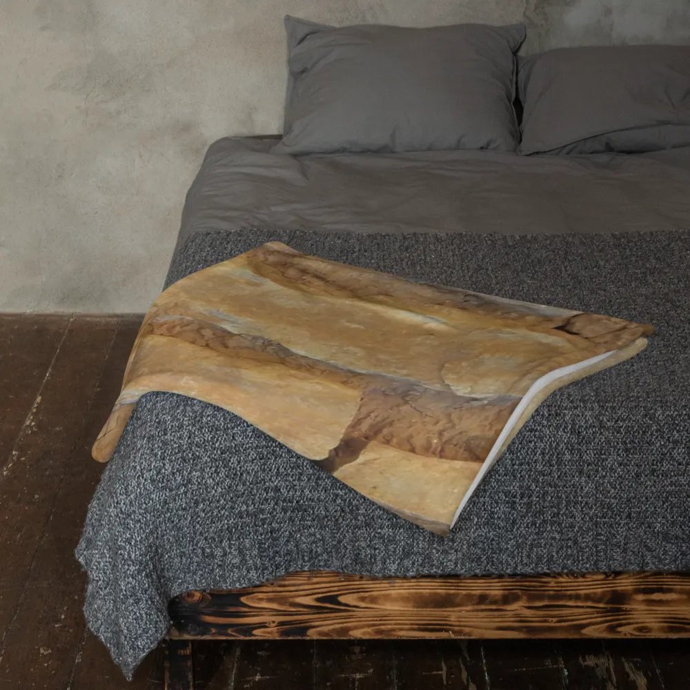 "Choco" Stone Wall Throw Blanket product image (8)