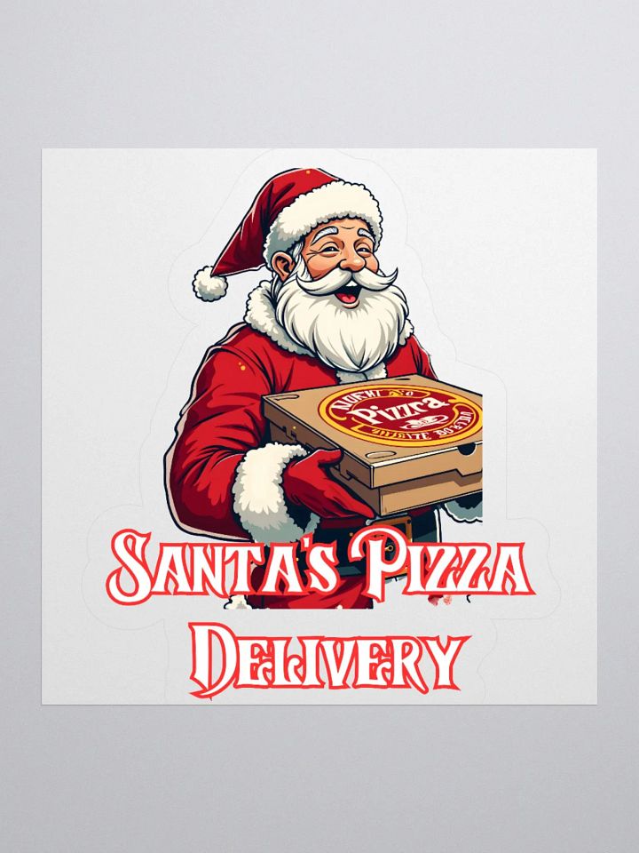Santa's Pizza Delivery Sticker Delight product image (3)