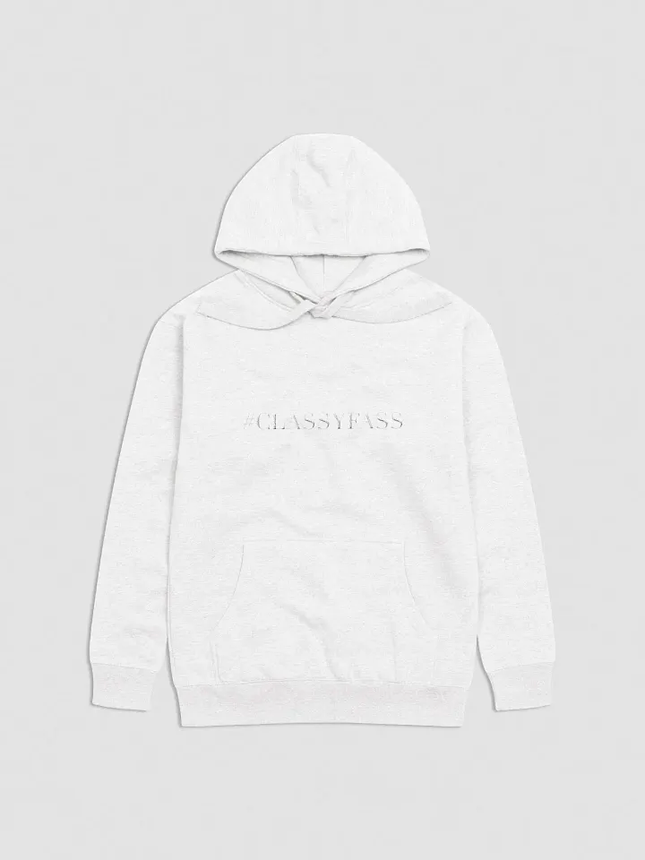 #CLASSY FASS - White Hoodie product image (1)