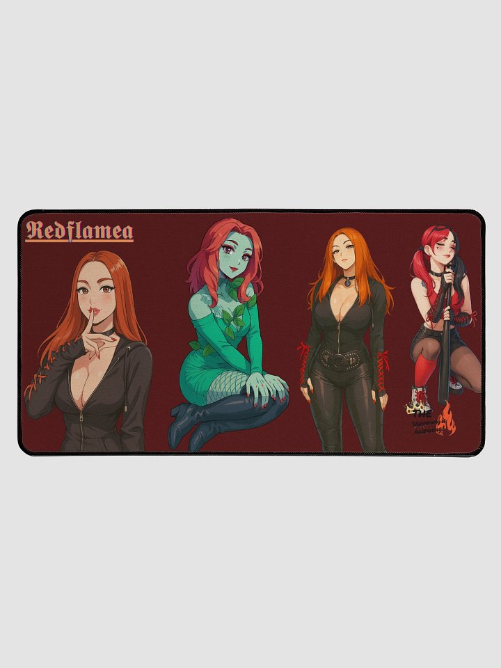 Anime Red big Desk Mat product image (1)