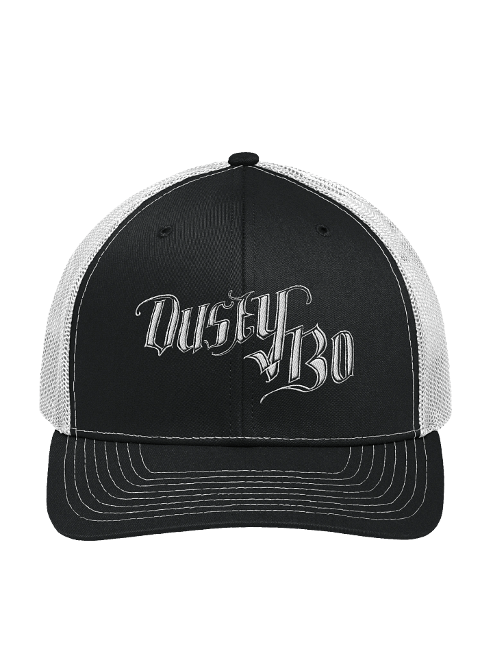 B&W Trucker Hat (Embroidered) product image (1)