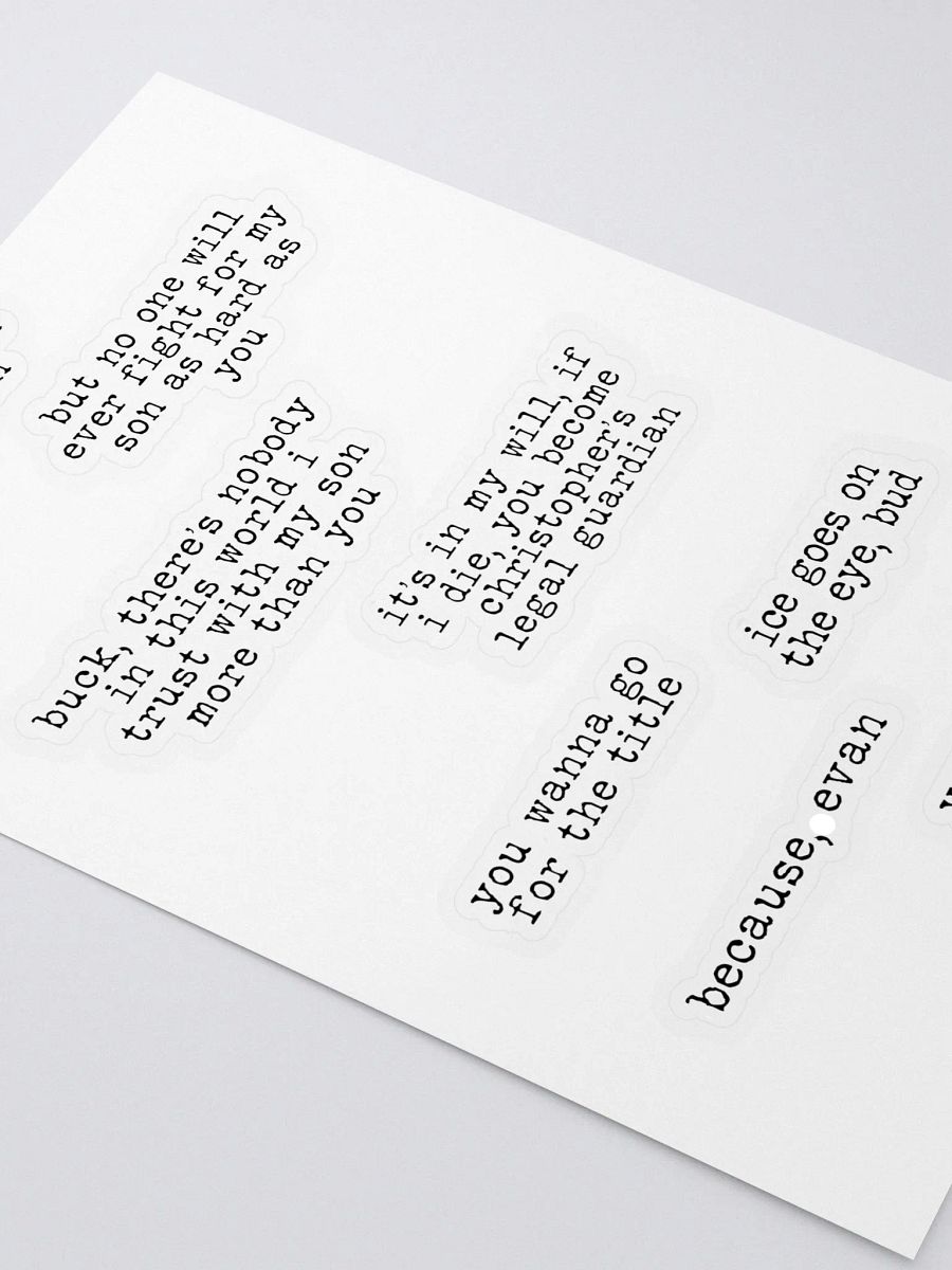 Buddie Quote Sticker Pack 1 product image (3)