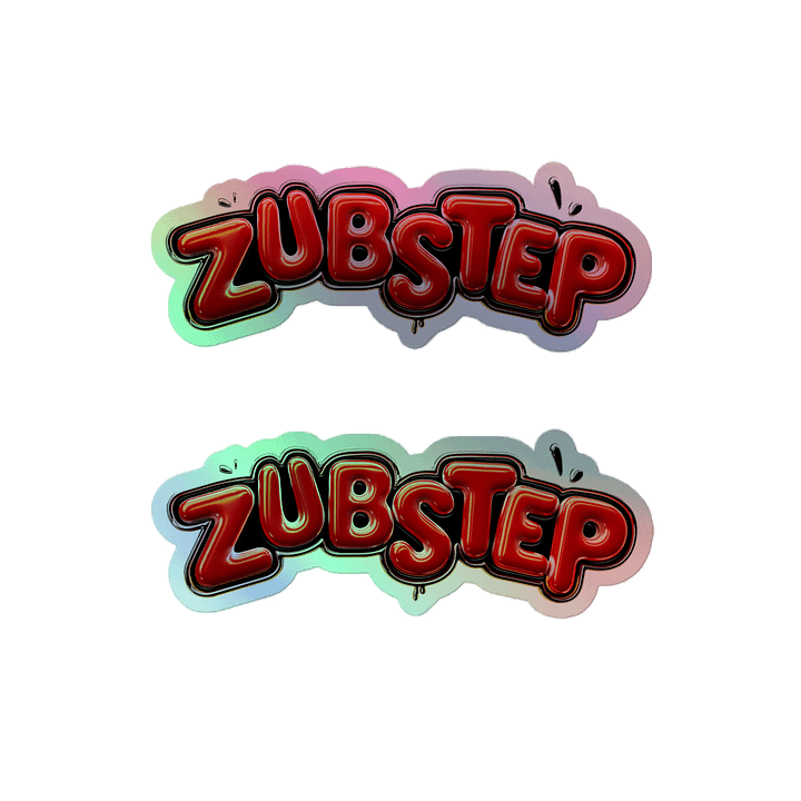 Zubstep Double Holo Stickers product image (2)