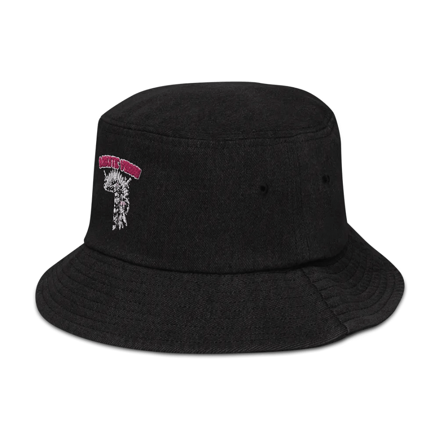 Warrior Embroidered Denin Bucket Hat product image (4)