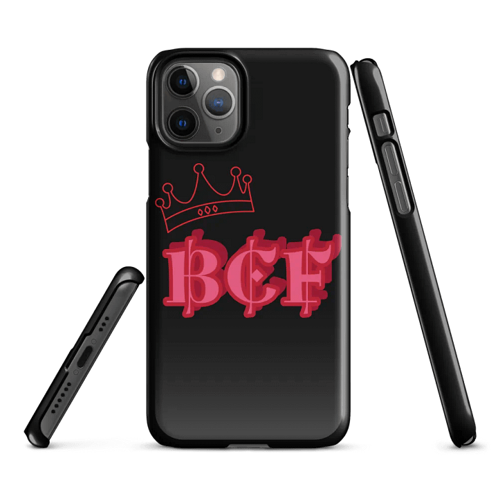 Artistic Blue Monogram iPhone® Snap Case product image (2)