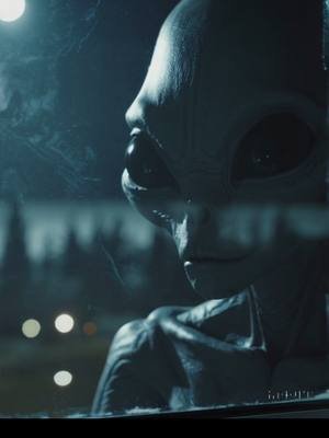 Alien grey peeking in through your window... what do you do? #aliengray #aliens #aliensighting #creature #weirdcore 