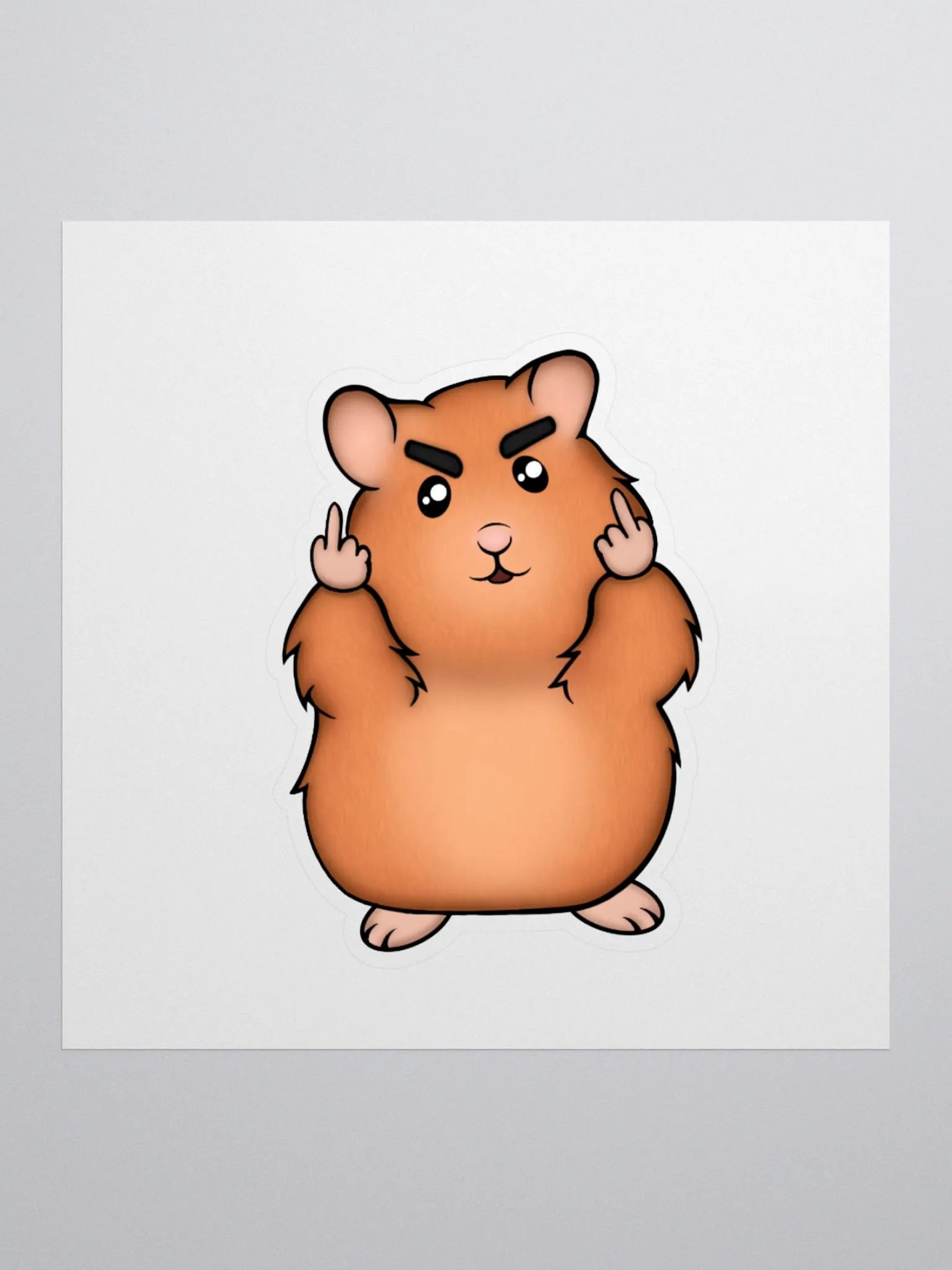 Flash the Hamster Sticker product image (1)