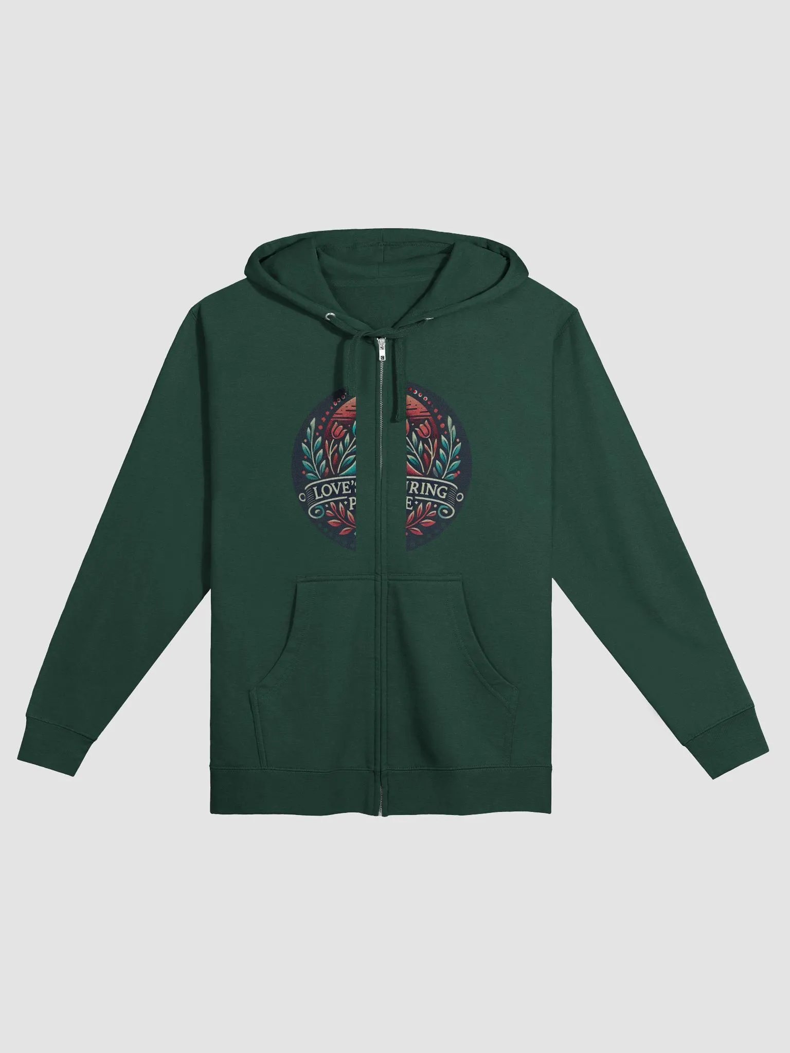 Enduring Love Floral Zip-Up Hoodie product image (7)