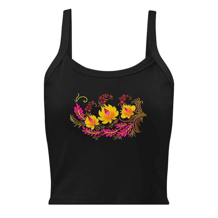 Floral Whimsy Micro-Rib Tank product image (1)