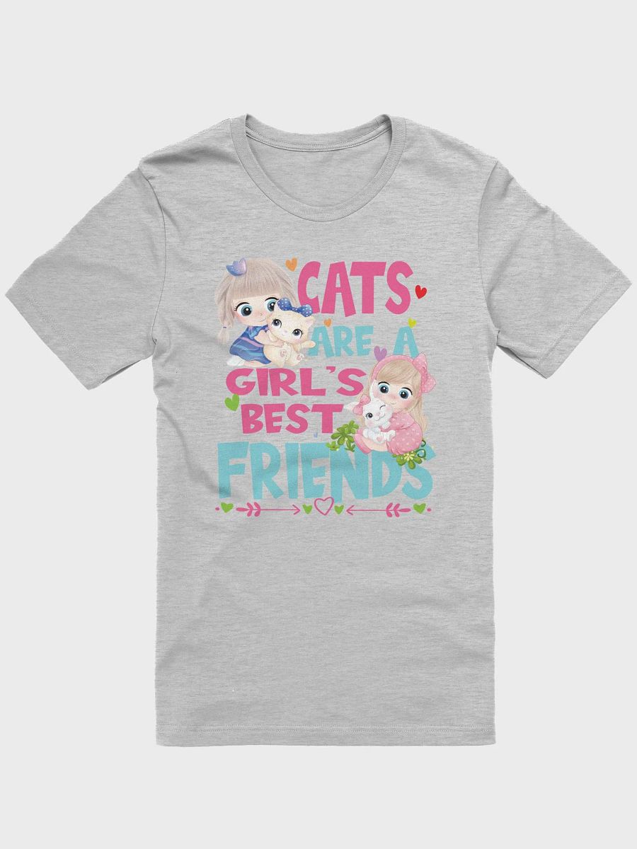 Cats Are A Girls Best Friend - Cat Lover Cat Owner Funny For Any Cat Breed T-Shirt product image (3)