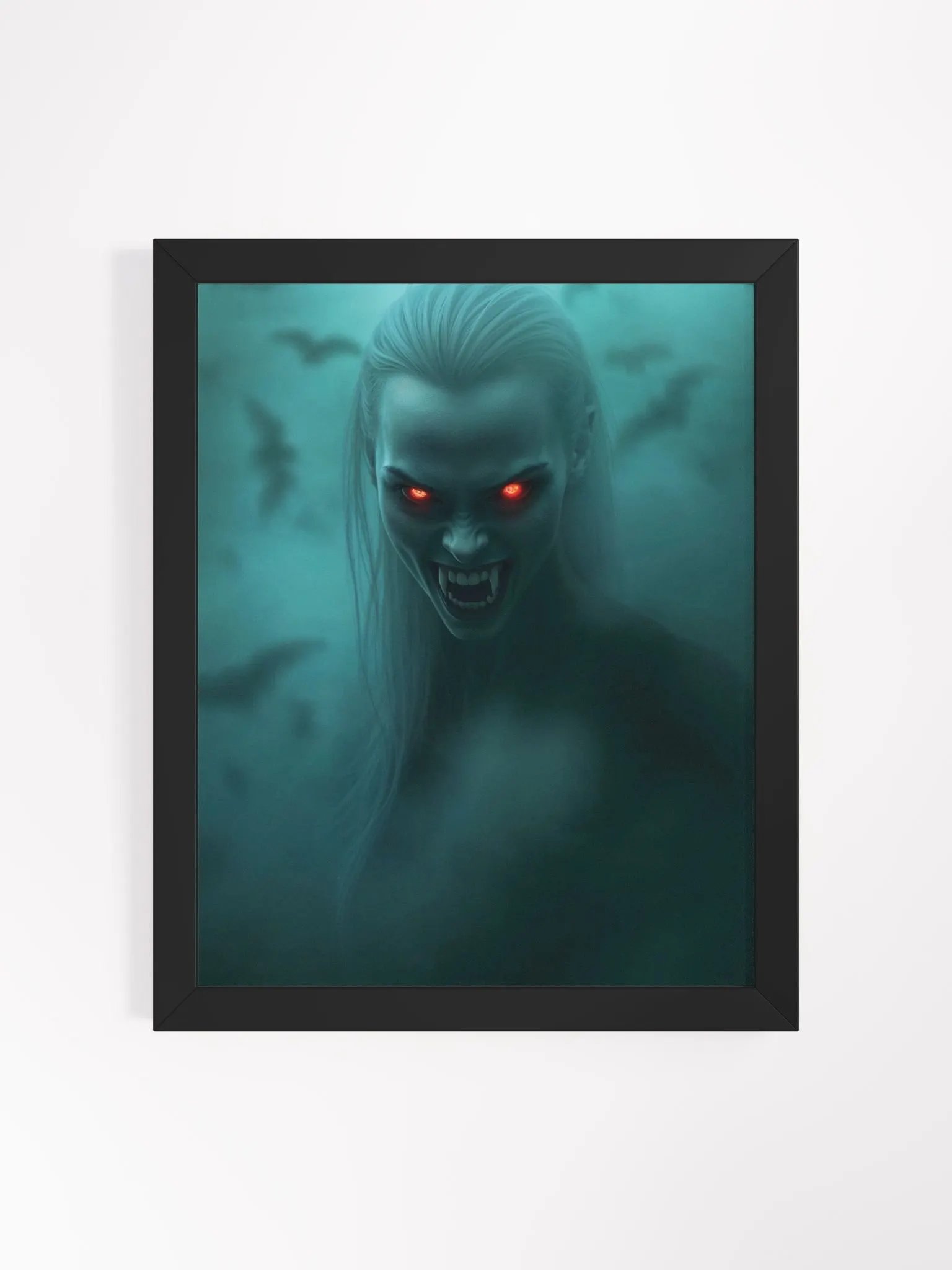Gothic Vampire Eyes Framed Print product image (2)