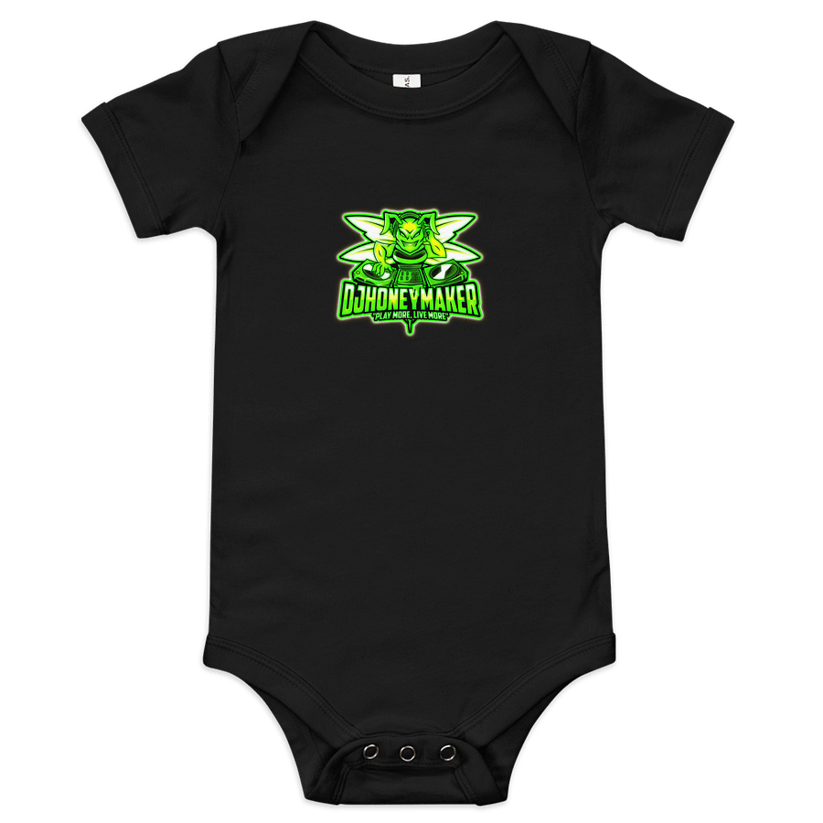 Neon Logo Baby Short Sleeve One Piece product image (2)