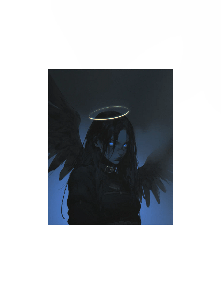 Gothic Angel Halo Poster product image (1)