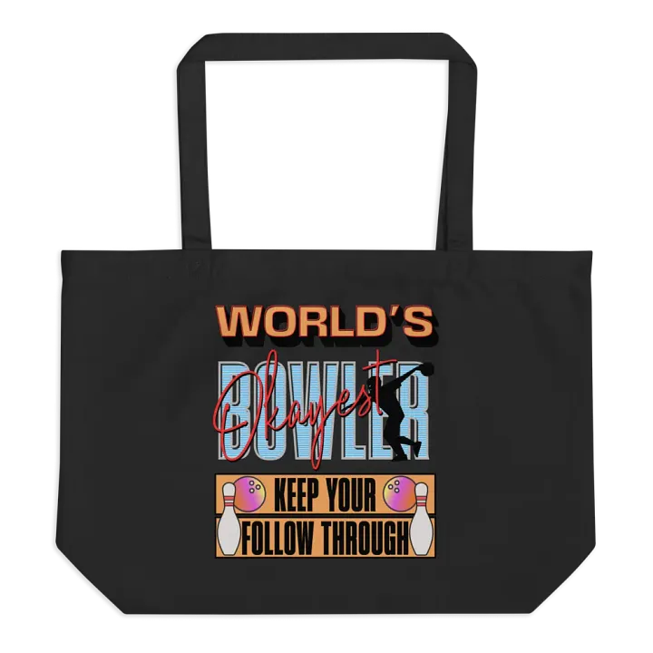 Worlds Okayest Bowler Strike in Style Tote Bag product image (1)