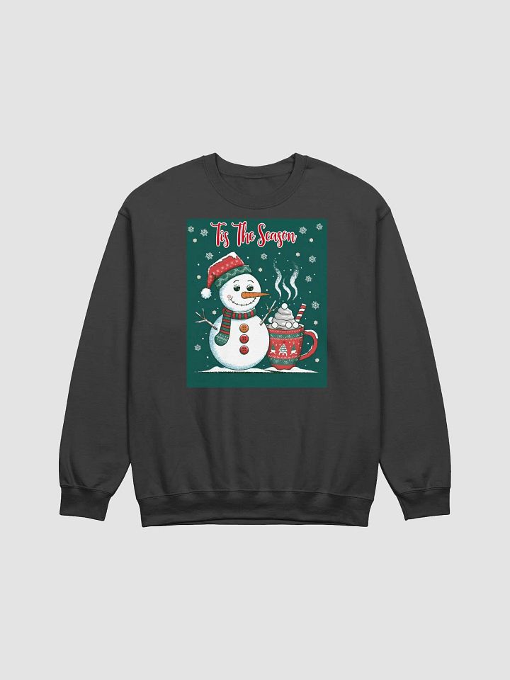 'Tis the Season Snowman Christmas Unisex sweatshirt for men and women product image (3)