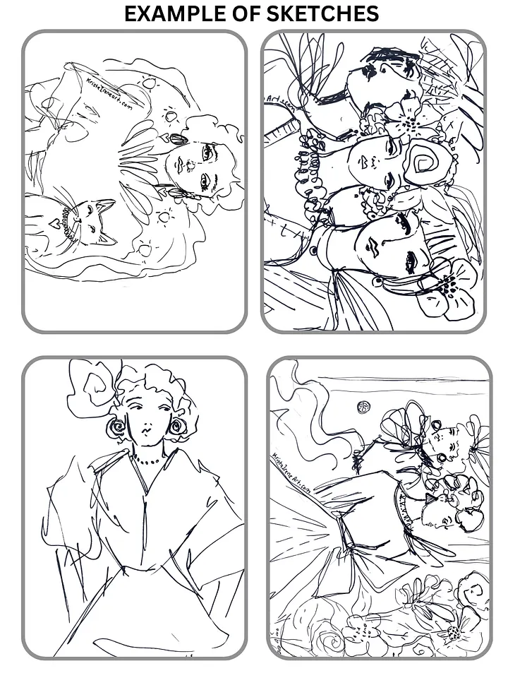 Happy Friendship Sketches - (Downloadable/Printable eBooklet) product image (2)