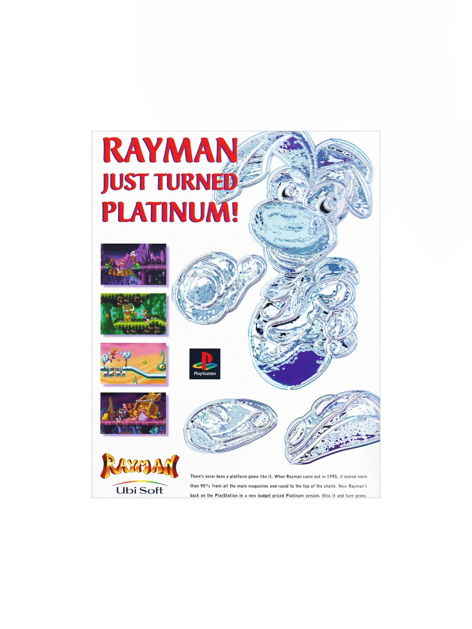 Rayman Platinum - Promotional Poster/Flyer product image (1)