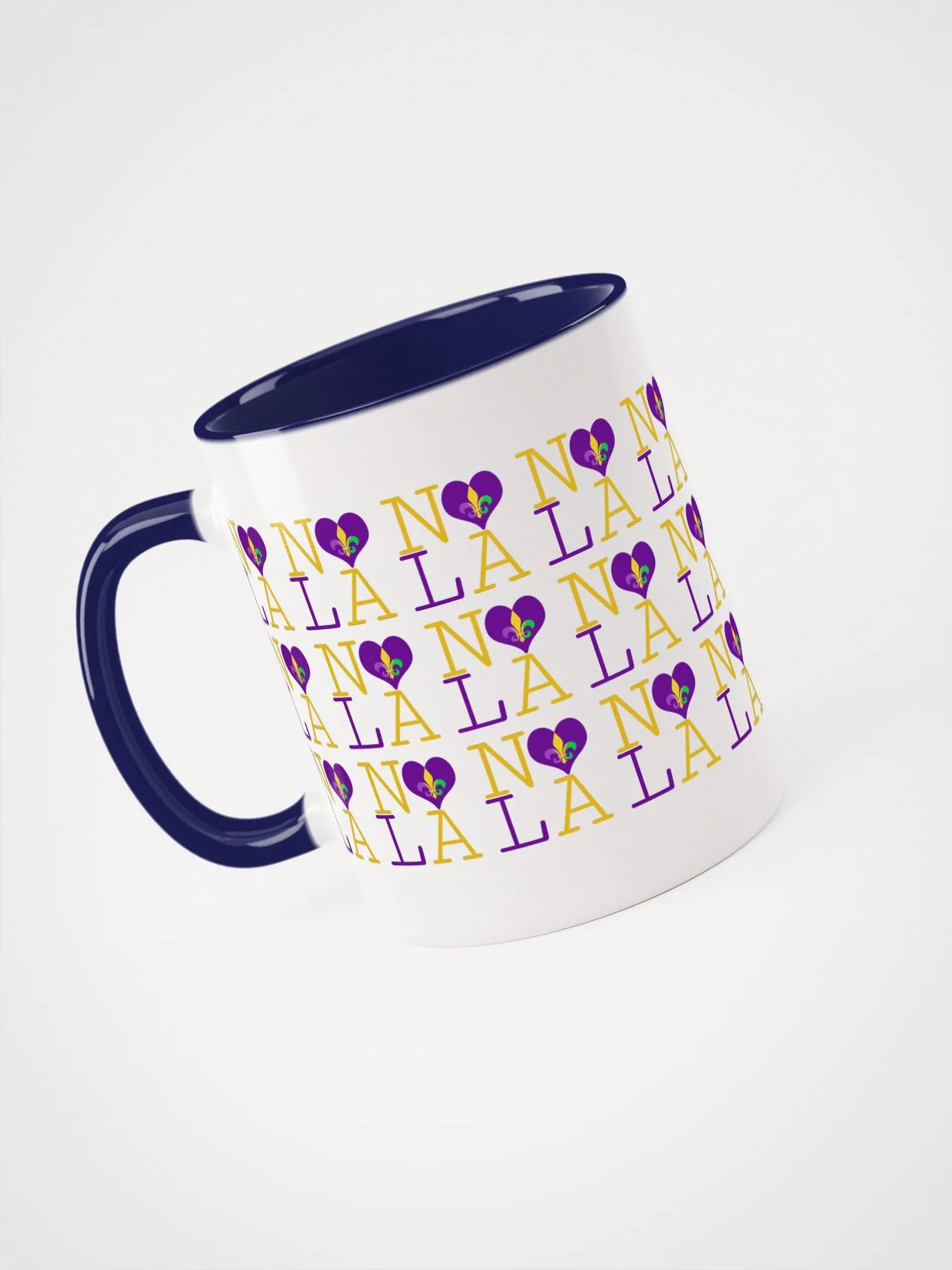 I LOVE NOLA **LEGACY COLOR MUG** (MARDI GRAS 3 INFINITY WALL) product image (28)