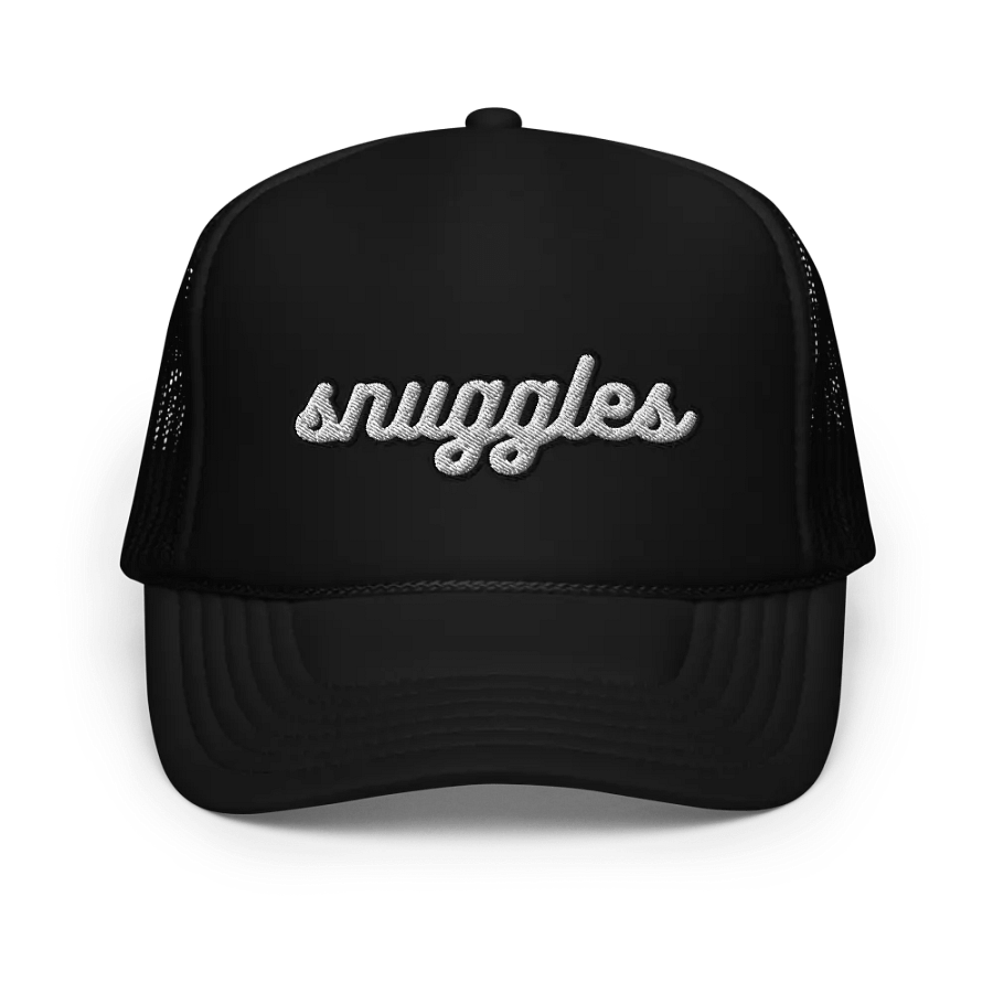 Snuggles Script Foam Trucker Hat product image (1)