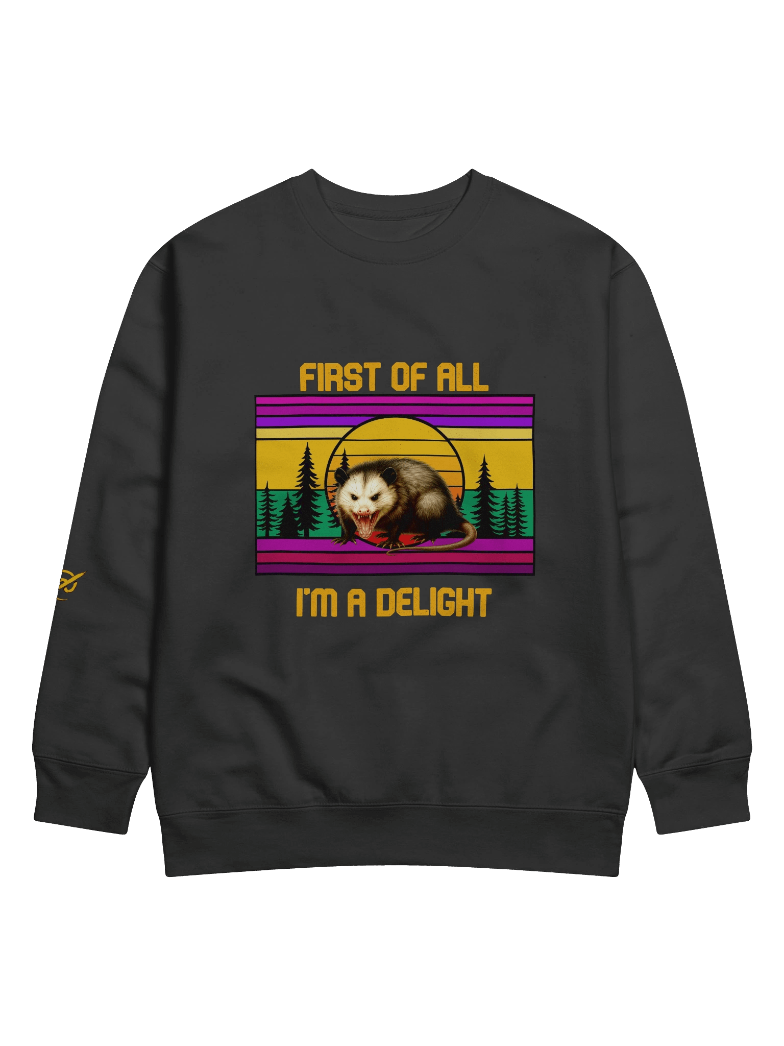 PASP Possum “I’m A Delight” Sweatshirt – Fall Edition product image (1)