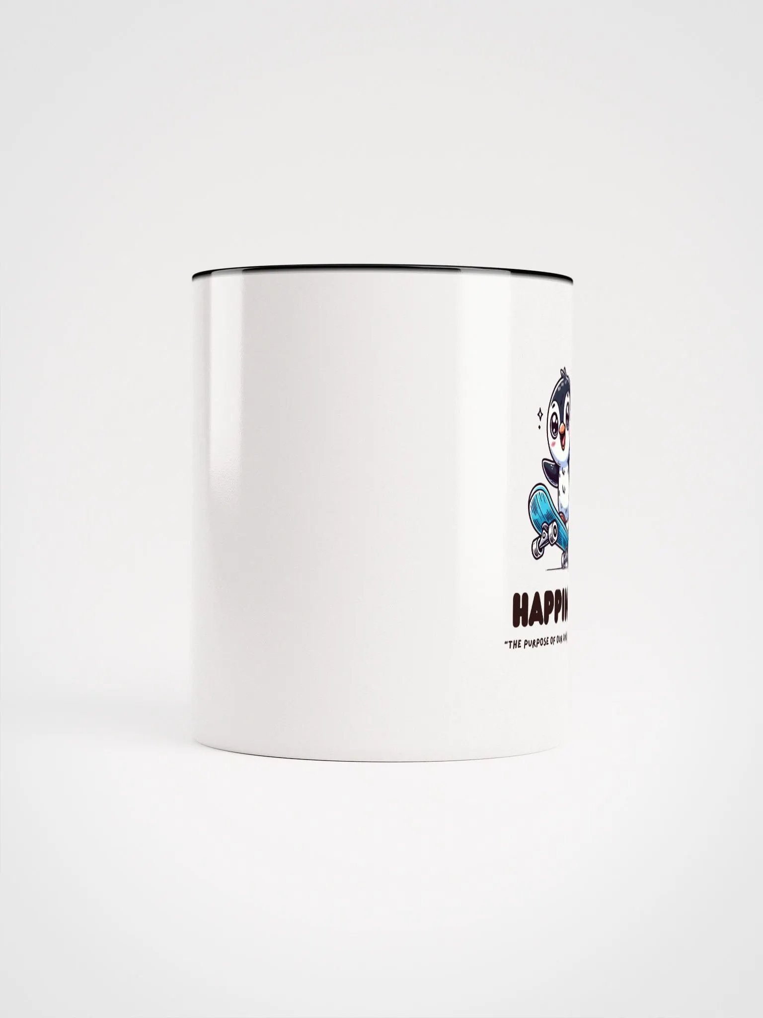 Happiness Penguin Skateboarding Mug product image (62)