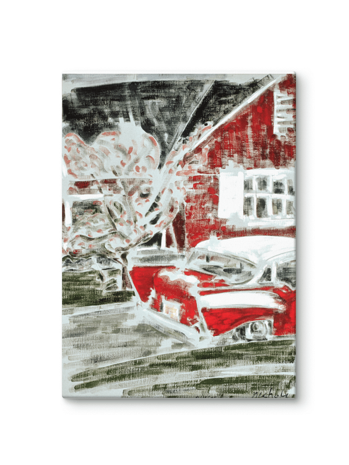 In the Window Behind the Woman (1985) on canvas product image (1)
