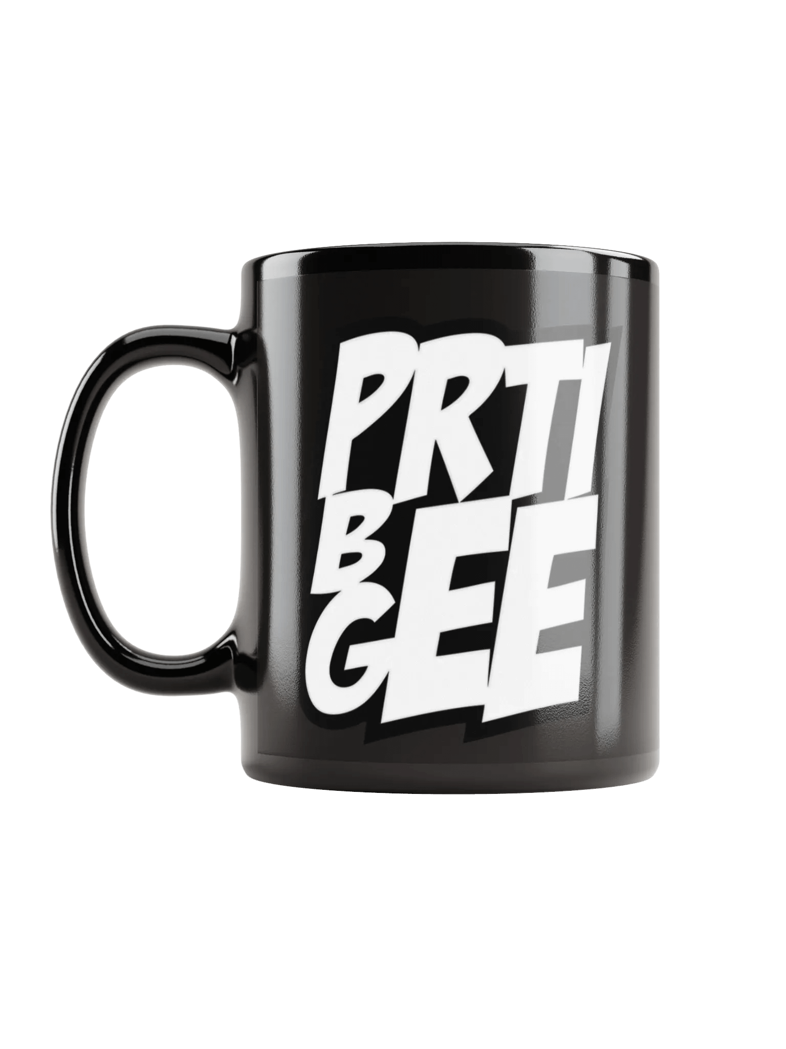 PRTI BEE GEE Black Glossy Mug product image (11)