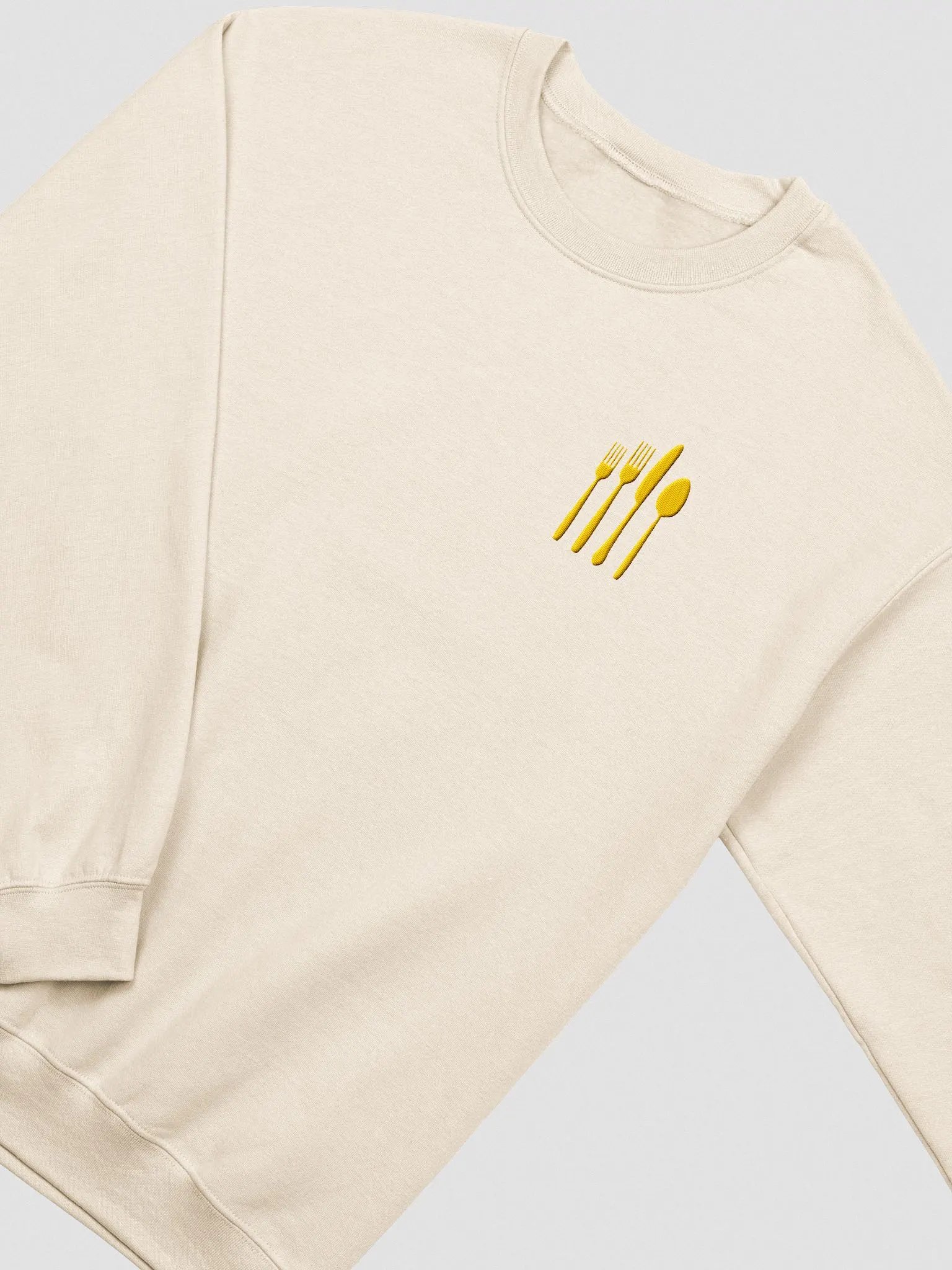 Cutlery Sweatshirt Sand product image (3)