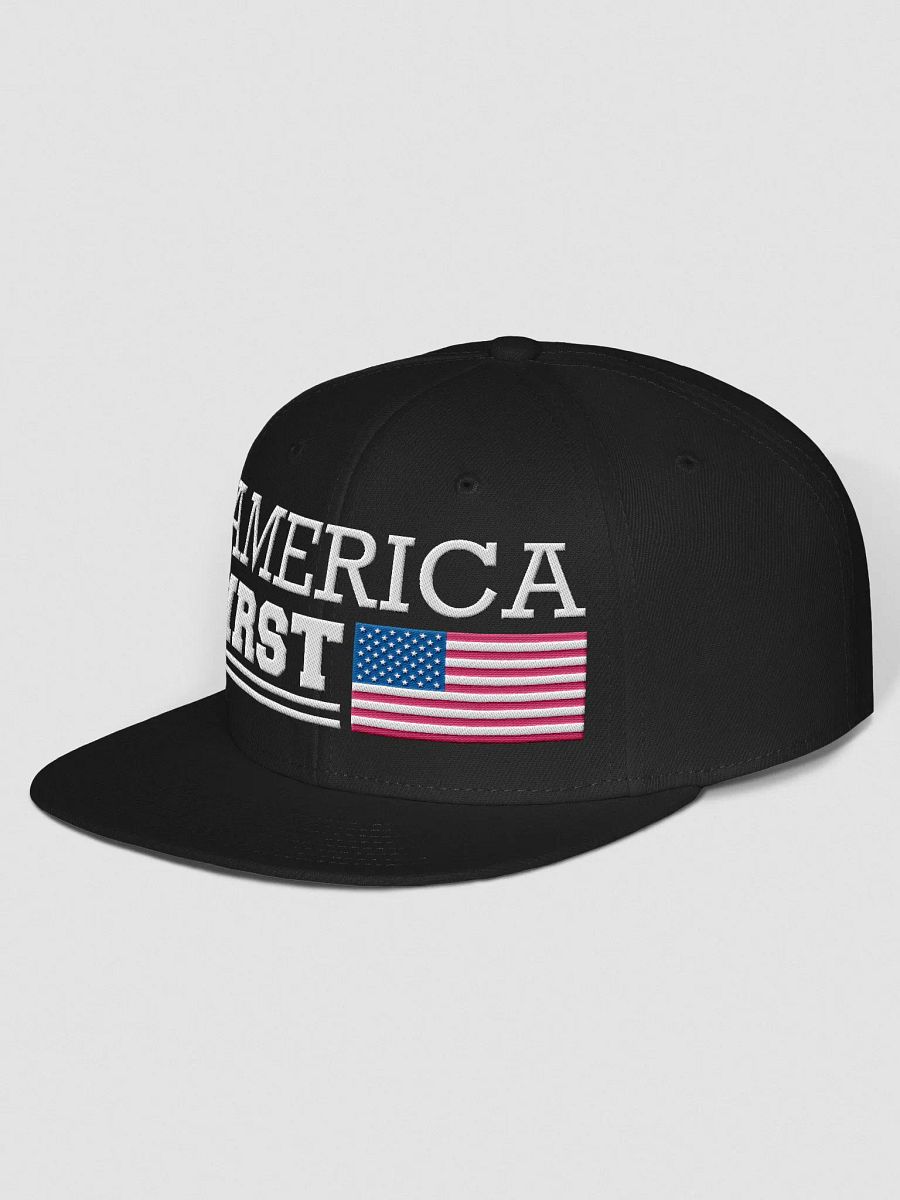 AMERICA FIRST Wool Blend Snapback Cap product image (4)