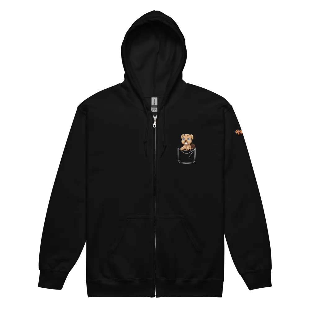 Pocket Beaver Zip Hoodie product image (2)