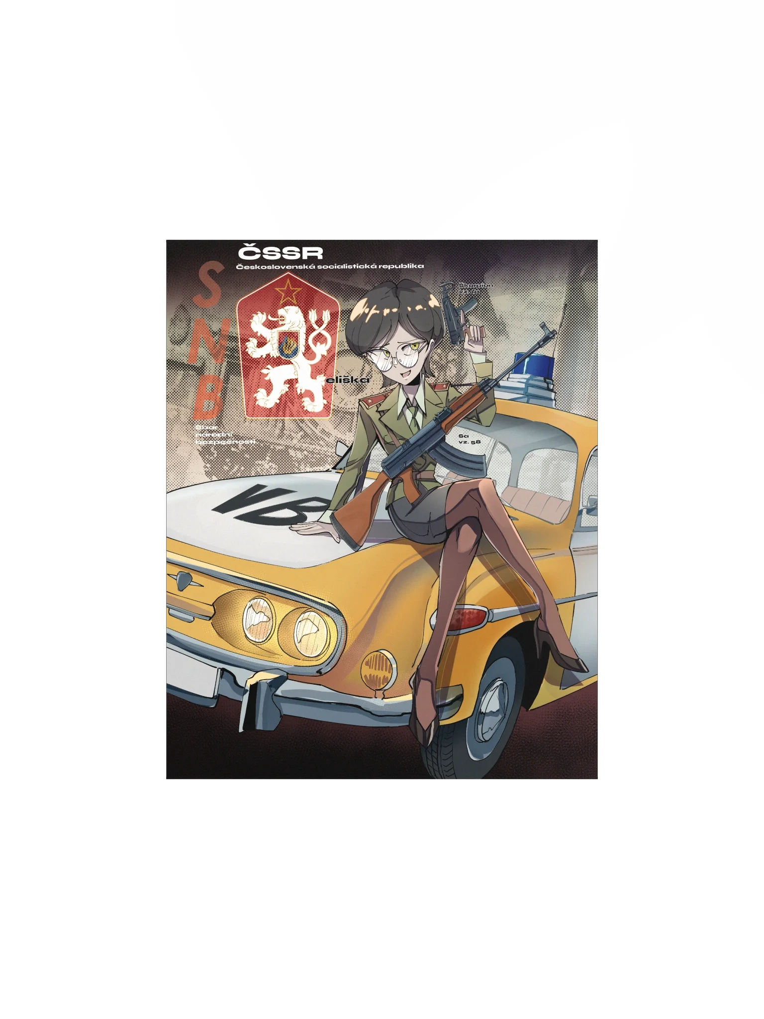 Czech SNB Girl PRINT product image (4)