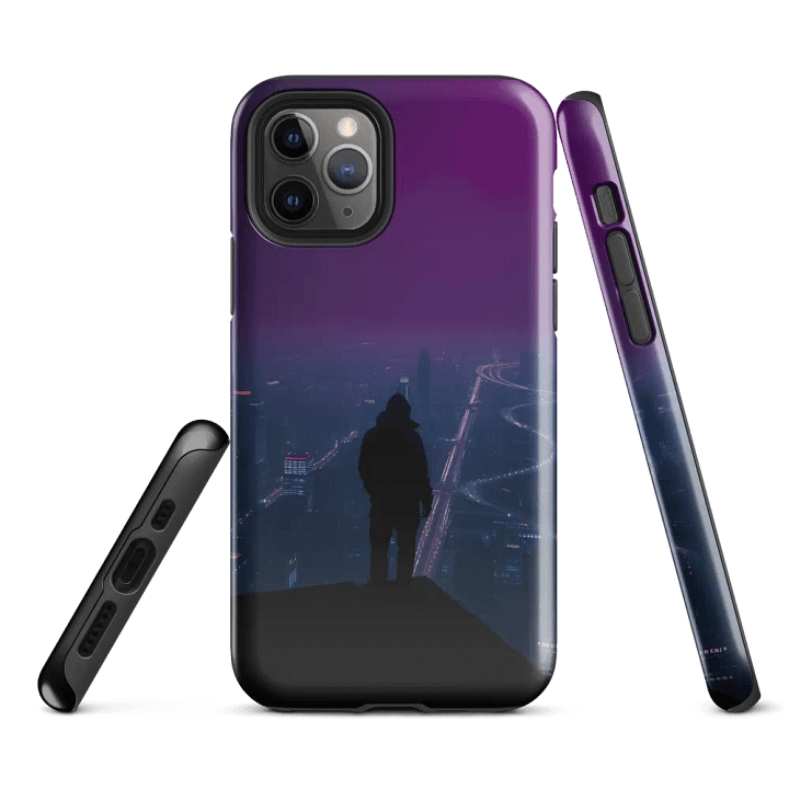 Magenta Skyline - iPhone Tough Case product image (2)