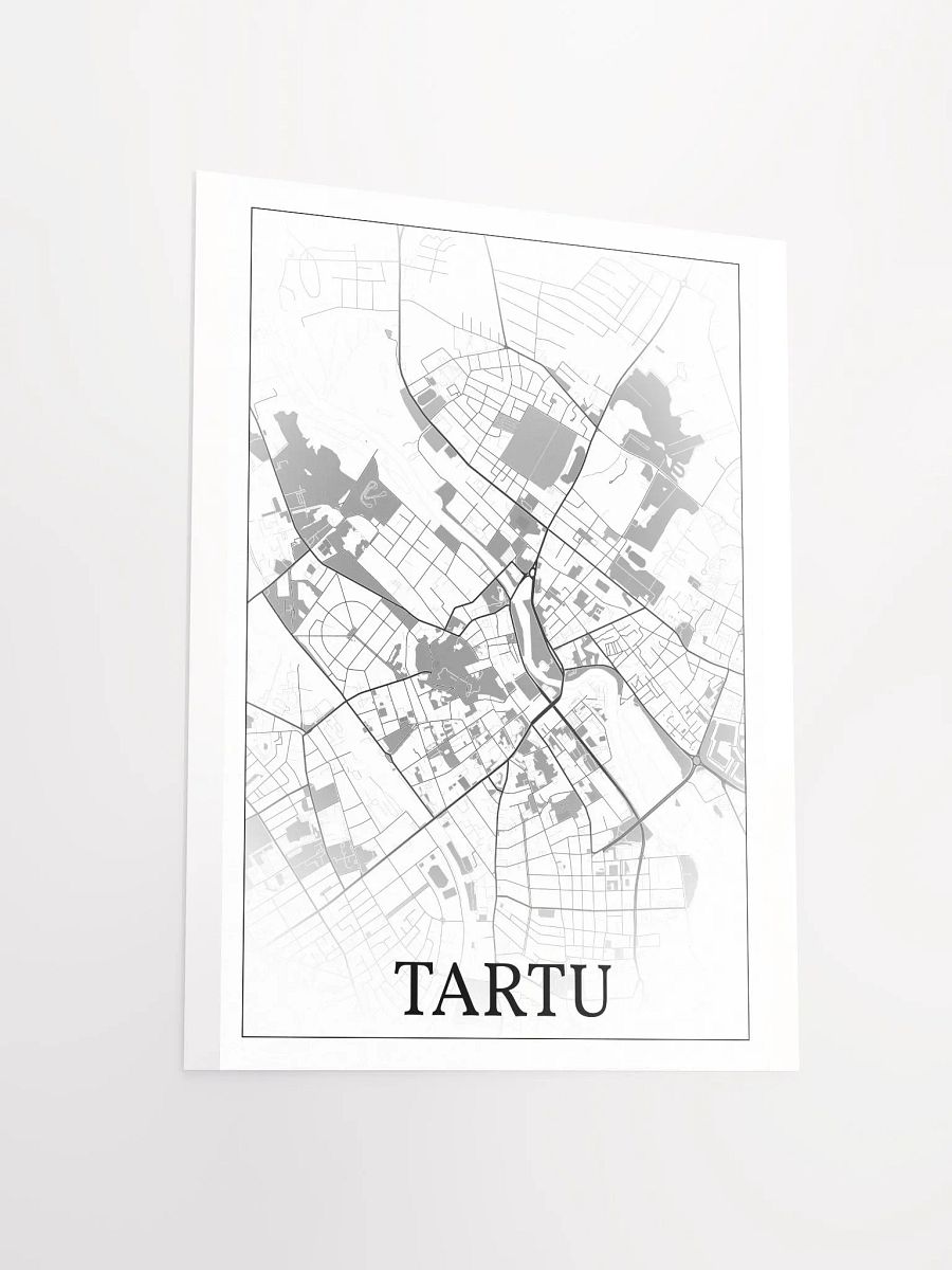 Tartu, Estonia, city map print product image (11)