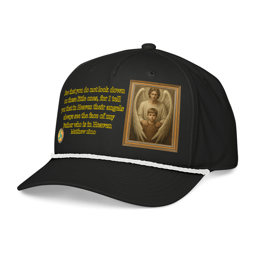 Angels Watch Over Them (Male) Richardson Five-Panel Classic Rope Cap product image (3)
