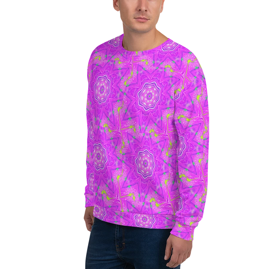 That Abstract Pink Neon Star Unisex Sweatshirt product image (10)