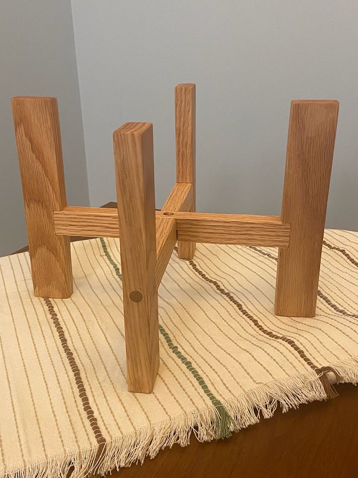 Oak Plant Stand product image (1)