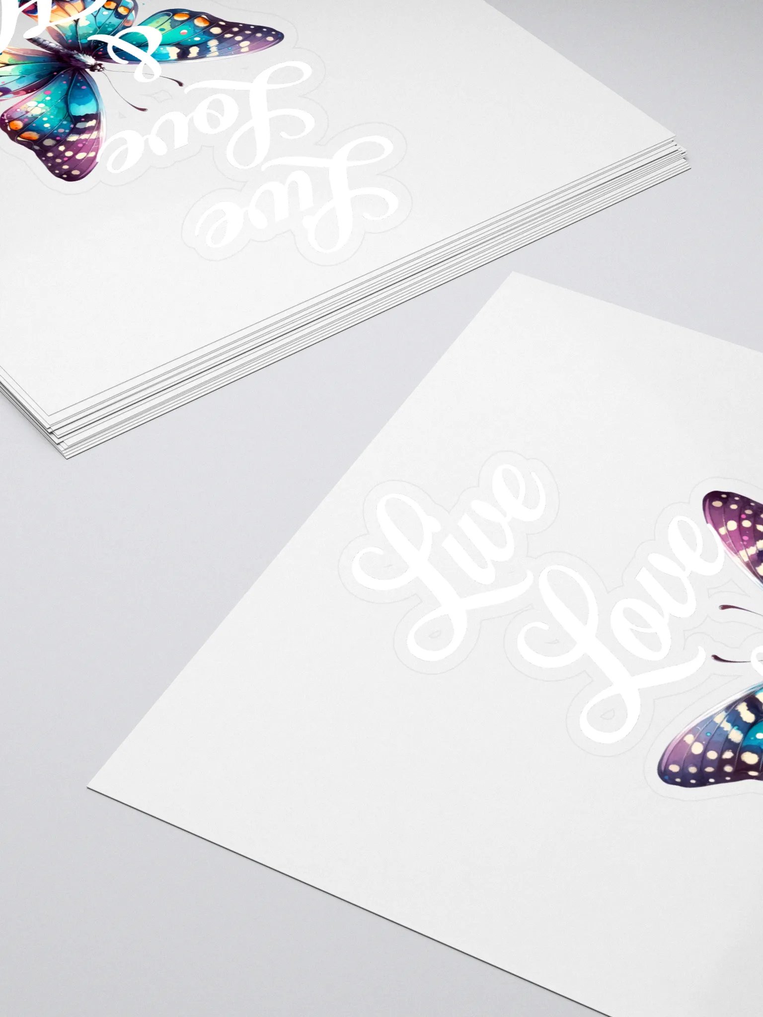 Live Love & Be Happy Kiss Cut Sticker product image (4)