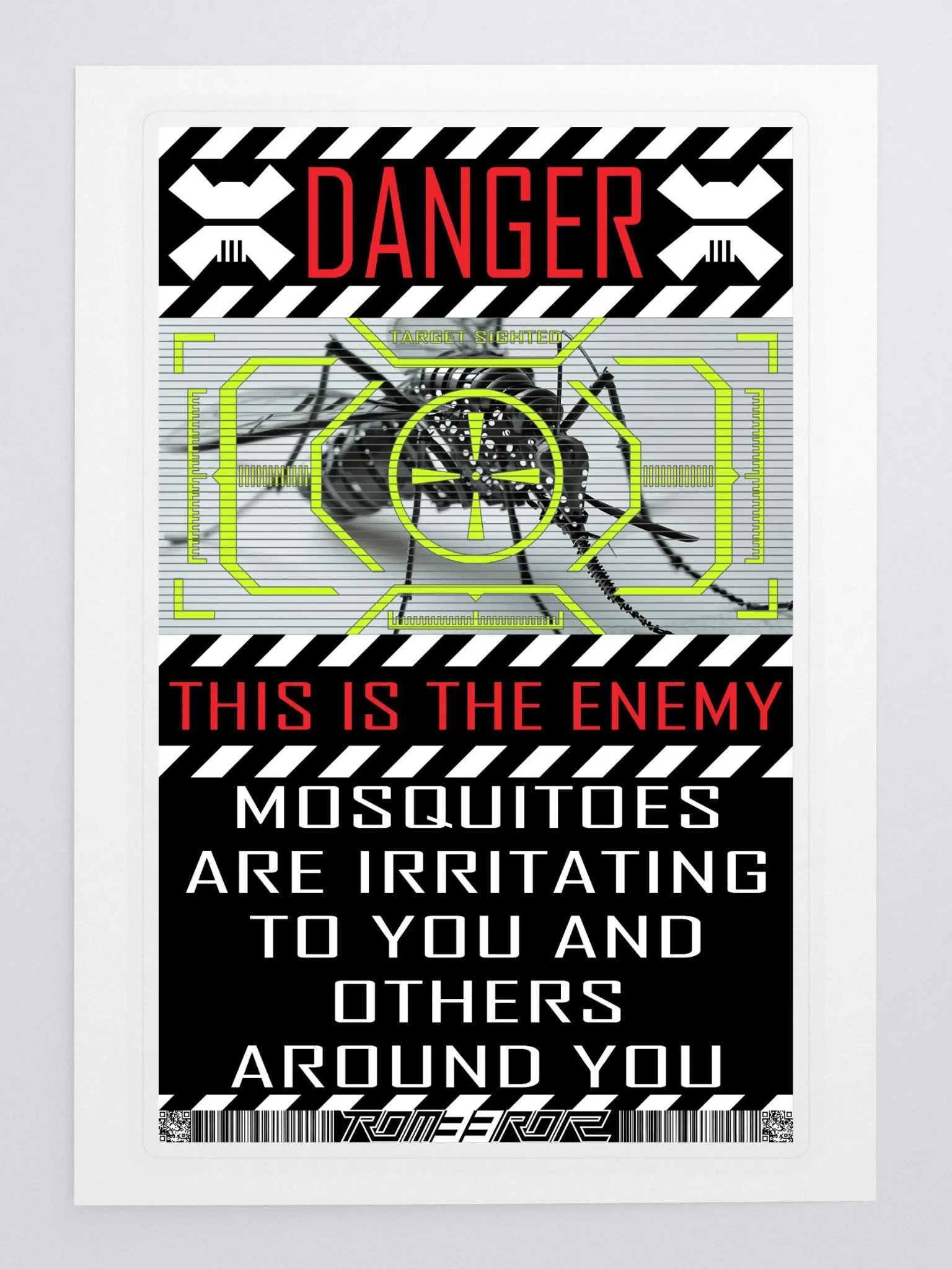 Mosquitos are the Enemy Sticker product image (3)