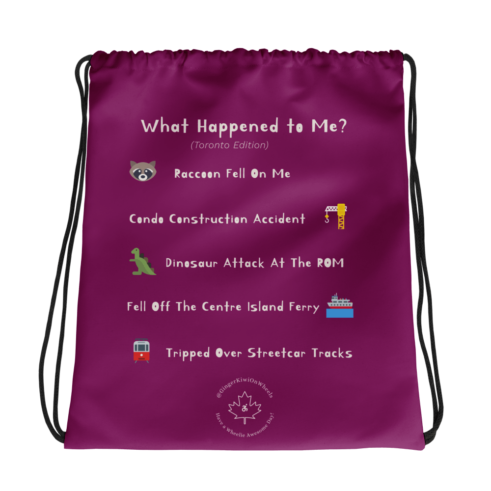 WHAT HAPPENED TO ME ? (TorontoEdition): String Backpack, TiLite Ultraviolet Purple product image (1)