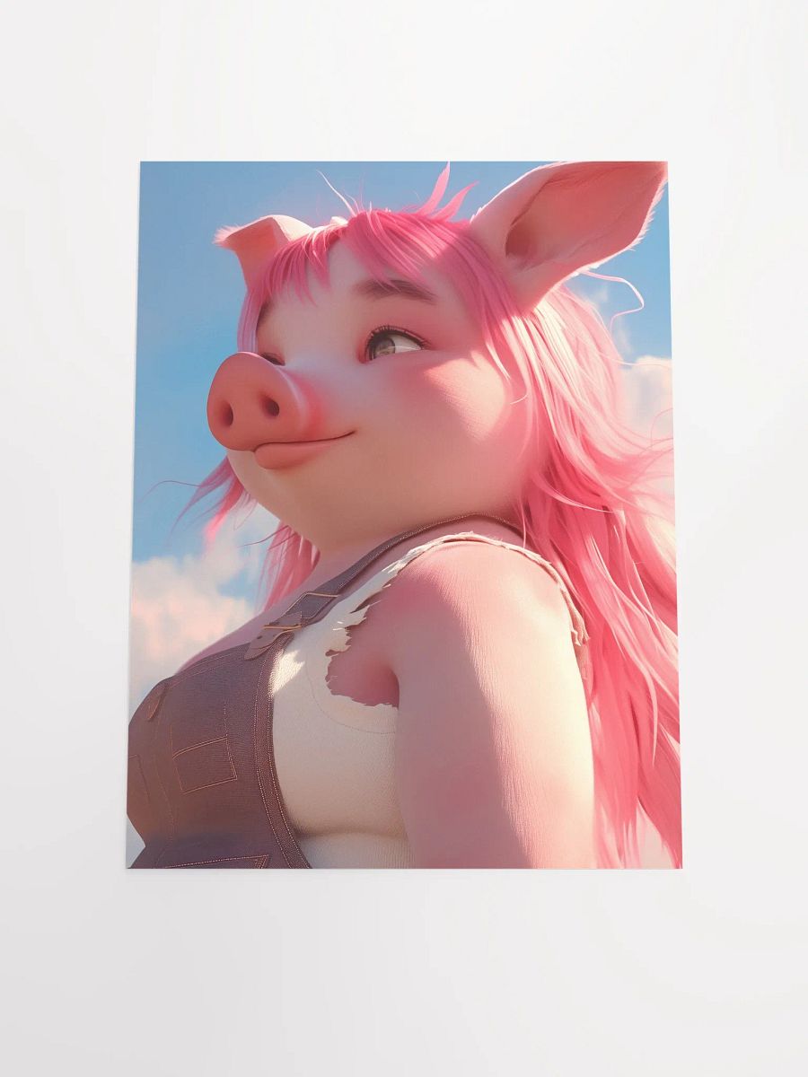 Whimsical Piggy Dreams Poster product image (7)