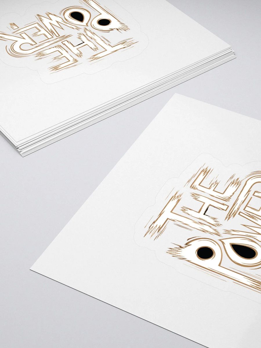 The Power Kiss Cut Stickers product image (4)