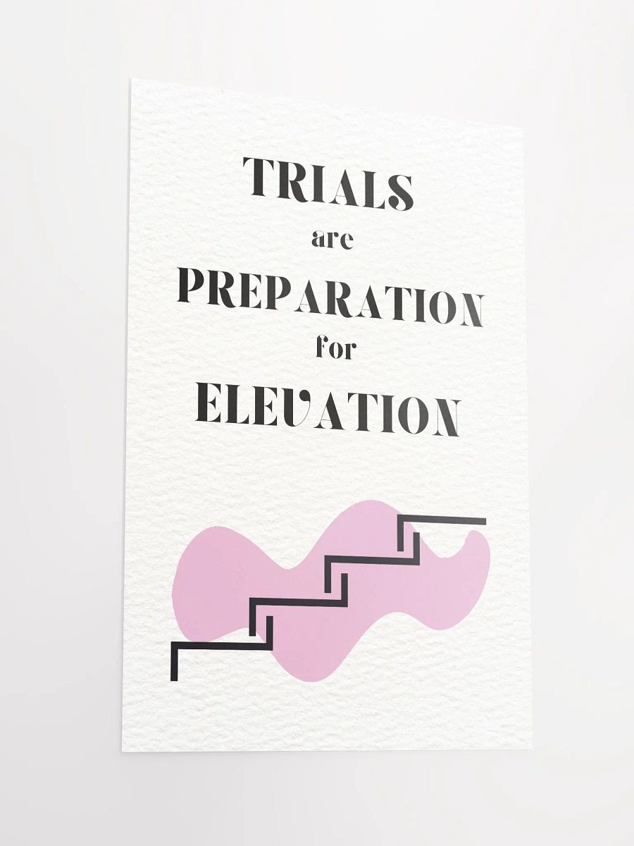 Trials to Elevation Poster Print product image (2)