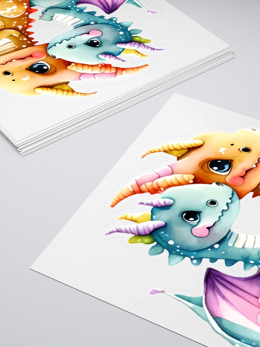 Colorful Dragons (3) - Stickers product image (4)