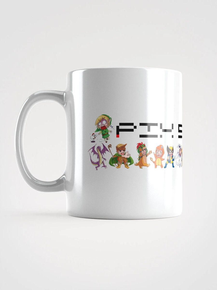 Pix Stitch Character White Glossy Mug product image (1)