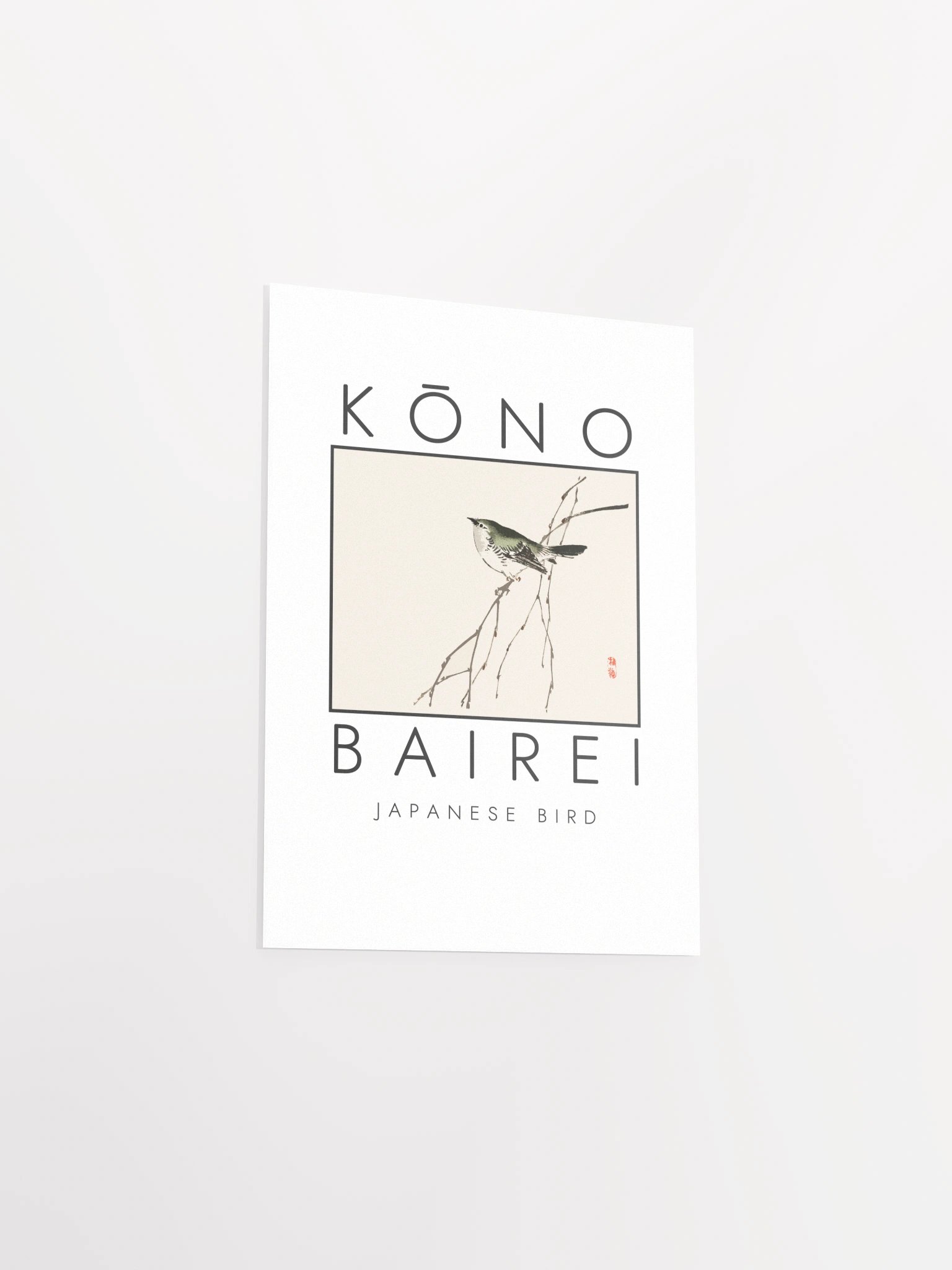 Kono Bairei Japanese Bird Poster product image (19)