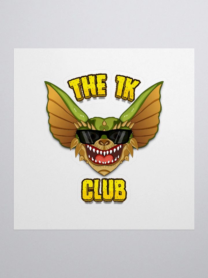 1k club limited edition sticker product image (1)
